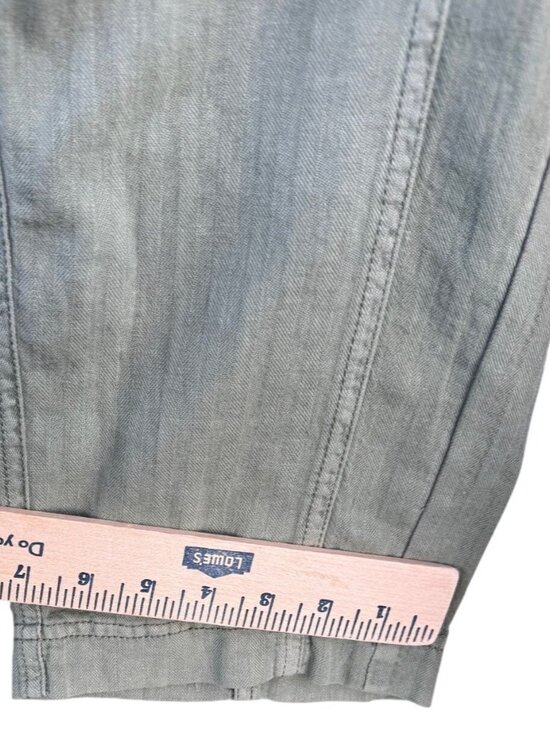 Free People Women’s Big Hit Slouch Pant Oil Green Size Medium - Picture 13 of 14